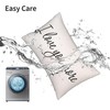 Nextchange I Love You More Quotes Pillow Covers, Linen Double-Sided