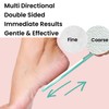 1 ALAZCO Double Sided Foot File Pumice Ergonomic Handle Scrubber