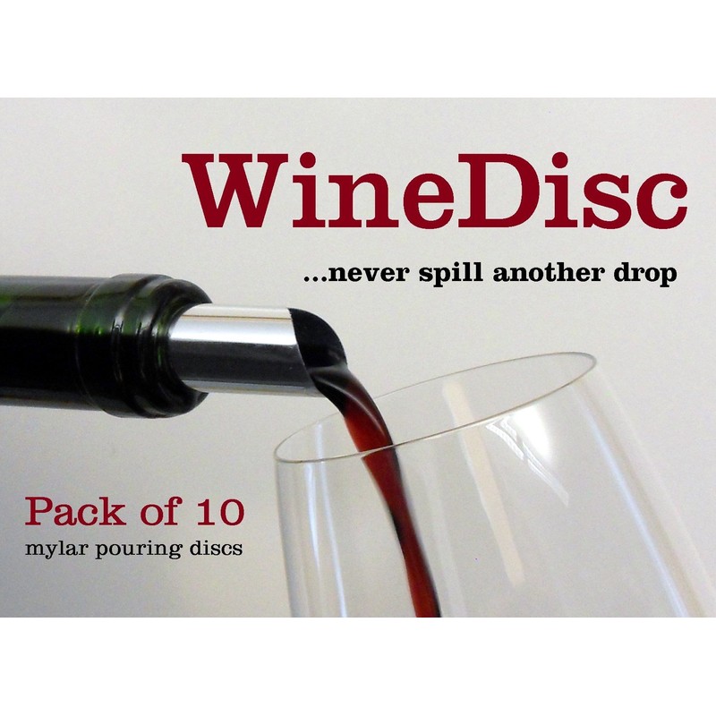 WineDisc The Original Drop Stopping Flexible Pour Spout (10)