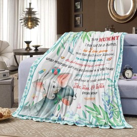 New Mum Gifts for Women, Mum to be Blanket 150x130CM, First Time Mum Gifts Ideas, Best Gift for New Mum After Birth, Pregnancy Gifts for Mum Throw Blanket, Gender Reveal Gifts, New Mummy to Be Gift