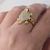 Golden Turtle Design Ring in Various Sizes - Unique Jewelry