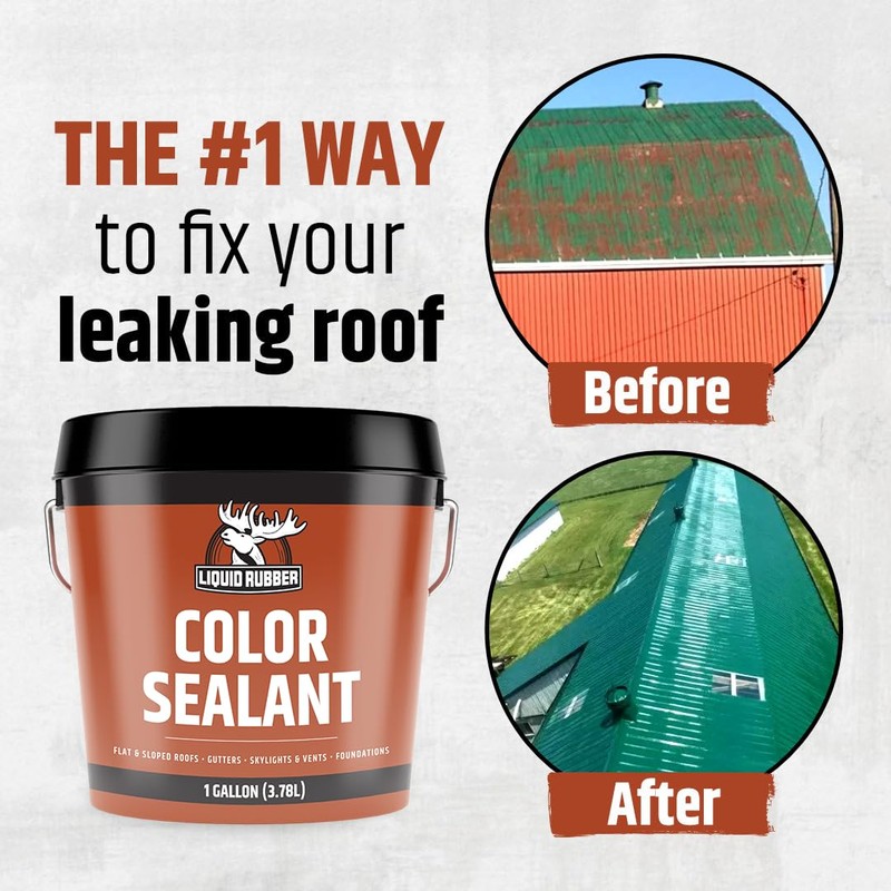 Liquid Rubber Color Waterproof Sealant - Elastomeric Roofing Coating for