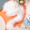 GLOBLELAND 2Pcs 4.3Yards/4M Feather Fluff Boas Christmas Costume Decoration for