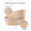 Joyyy Sourdough Bread Proofing Baskets with Liner, Dough Rising Ratten