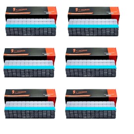 C-HORSE 2160 Pcs, 0.25 oz 1/4 oz, Grey Adhesive Stick On Wheel Weights, Blue Adhesive Easy Peel Tape (0.25 Oz, Grey, 6 Boxes, 2160 Pcs) Wheel Weights Stick On Wheels