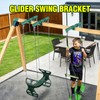 Ultdiyer Heavy Duty Glider Swing Brackets, 400lbs Conversion Kit for