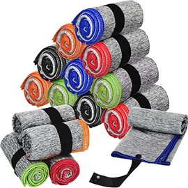 15 Pack Microfiber Quick Dry Gym Towel 30 x 15.7 Inch Microfiber Travel Towel Fast Drying Fitness Beach Hiking Workout Towels Camping Yoga Travel Sports Exercise Towels