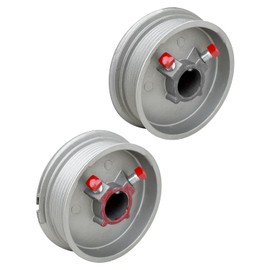 HardwareX Supply Garage Door Cable Drum, One Pair (Left and Right) (Up to 8' Height Door)