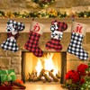 20 Inches Large Monogram Christmas Stockings Embroidered Initial Christmas Stocking