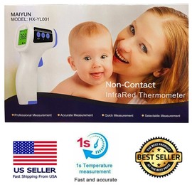 Maiyun LOT OF 10 - Infrared Digital Thermometer Forehead Body Non-Contact Temperature!