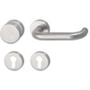 MARCHESI Harmonie Door Handle Set U-Shape + Knob Fixed on
