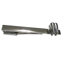 Kiola Designs Silver Toned Shiny Dental Tooth Teeth Tie Clip