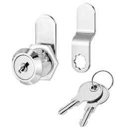 1 paquete de cerraduras de gabinete, 5/8 pulgadas con llave similar con cerradura de leva de seguridad, cajones de computadora para buzón de correo, camión de herramientas, cerraduras de repuesto con