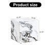 White Marble End Table, Elegant Small Sofa Couch Bed Side