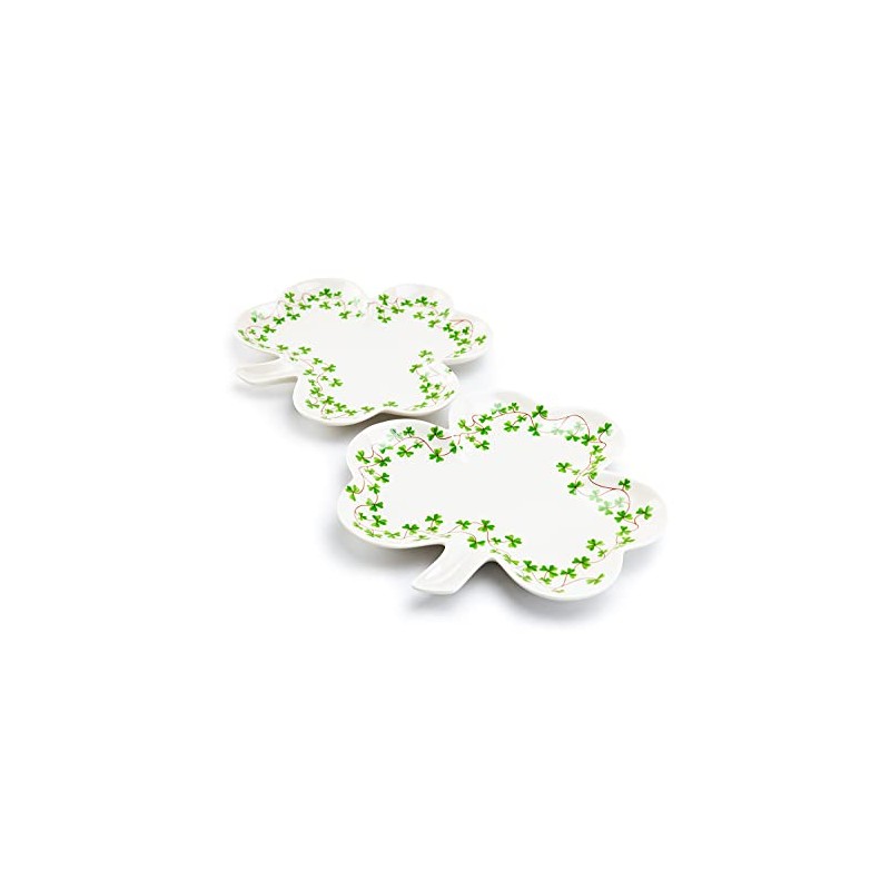 Shamrock Fine Porcelain 8.75" Set of 2 Serving Plates, Each