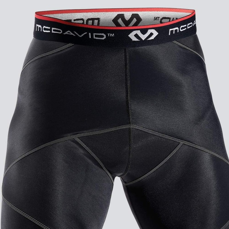 McDavid Mcdavid Cross Compression Shorts, Men's Boxer Brief, Large Black