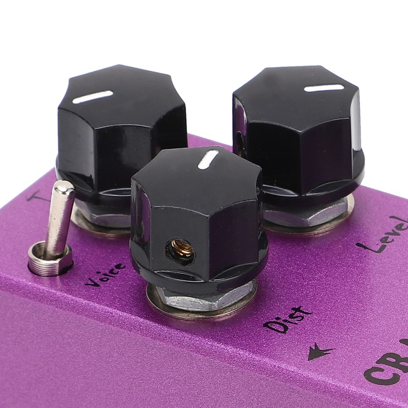 Distortion Guitar Effect Pedal Crazy Tone Fully Analog Circuit Accessory