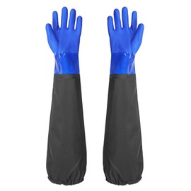 Dorasu Rubber Gloves, Long, Water Industry Gloves, Waterproof Gloves, Long Gloves, With Arm Cover, Thick Gloves, 27.6 inches (70 cm), Oil-Resistant, Waterproof, Acid Resistant, Alkali-Resistant,