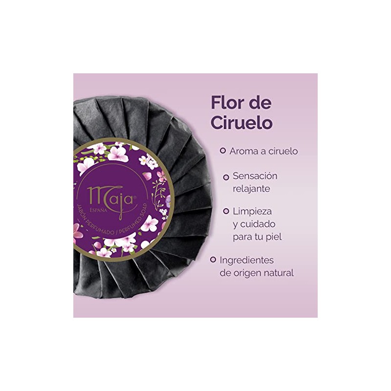 Maja, Jabón en barra Plum Blossom, 100 g