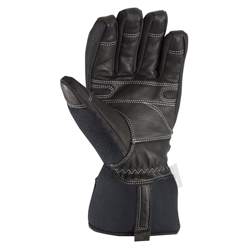Wells Lamont Men's Black Leather Palm Winter Gloves with Waterproof