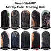 Human Hair Springy Twist Hair Extensions Afro Kinky Bulk Hair