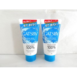 Gatsby Facial Wash Deep Cleaning Scrubs Set of 2
