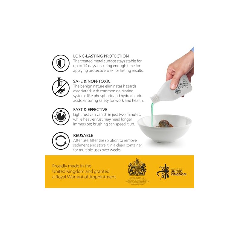 Renaissance Metal De-Corroder Rust Removal - 1 Liter