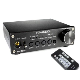 FX-AUDIO- YD-202J YDA138 Digital Amplifier IC with Dual Mono Drive Digital Premain Amplifier USB Input DAC Built-in Amplifier (Black)