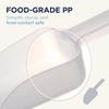 Plastic Ice Scoop, Kitchen Ice Scooper for Ice Maker Freezer