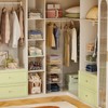 Stackable Closet Organizers and Storage - 4-Tier Stackable Storage Bins,
