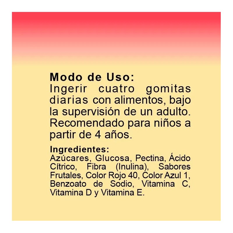 Vitaminas Para Niños En Gomitas Omega 3 Vitamina D Y