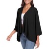PrinStory Womens Cardigans Lightweight 3/4 Sleeve Ladies Cardigans Elegant Flowy