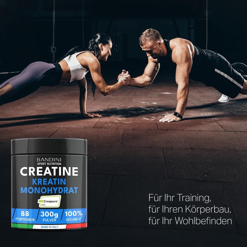 Bandini® Creapure® Creatine Monohydrate | 3000 mg Ultra Pure Micronised