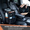 SPORJET Car Seat Organizer with Laptop Compartment (Fits 15.6"), Front