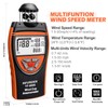 Handheld Wind Cup Anemometer,INFURIDER YF-8806 Digital Wind Speed Gauge Meter
