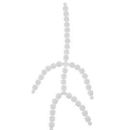 TEHAUX Movable Doll Skeleton with Flexible Armature, 20cm Adjustable Ball and Socket Joints, Perfect for Crafting and Doll Making, Adorable Doll Frame Toy