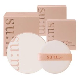 Breath 37 Sum37 Sun Away Cooling Sun CC EX Special Special Set (1 main product + 2 refills) / Sun Cushion / 숨37 선 어웨이 쿨링 선 씨씨 이엑스 스페셜 기획세트 (본품1+리필2) /선쿠션