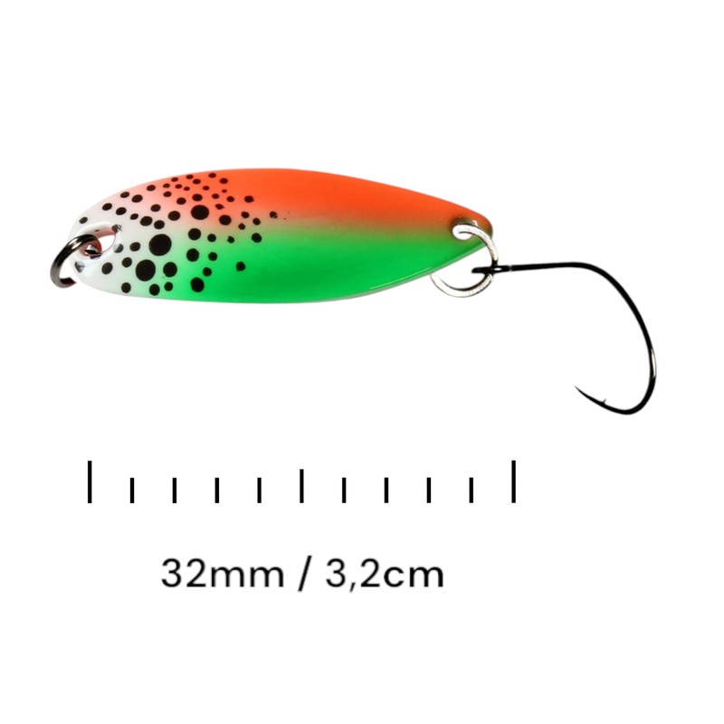 SEABUZZ Mini Barsch & Forellen Spoon Rio 3,2g 32mm Forellenköder