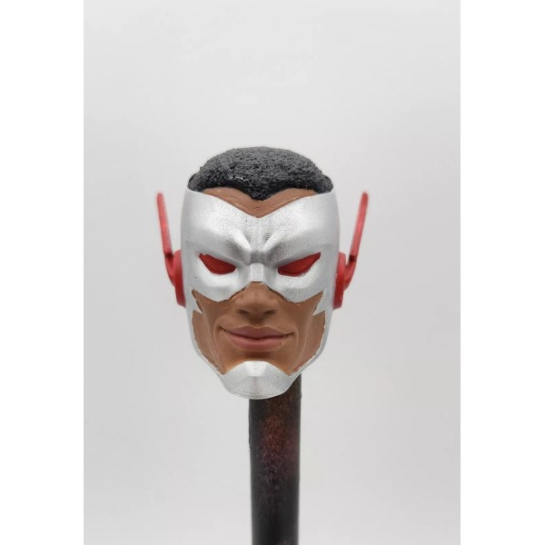 Mcfarlane DC Multiverse Custom Wally West Head 1/10 Scale Painted
