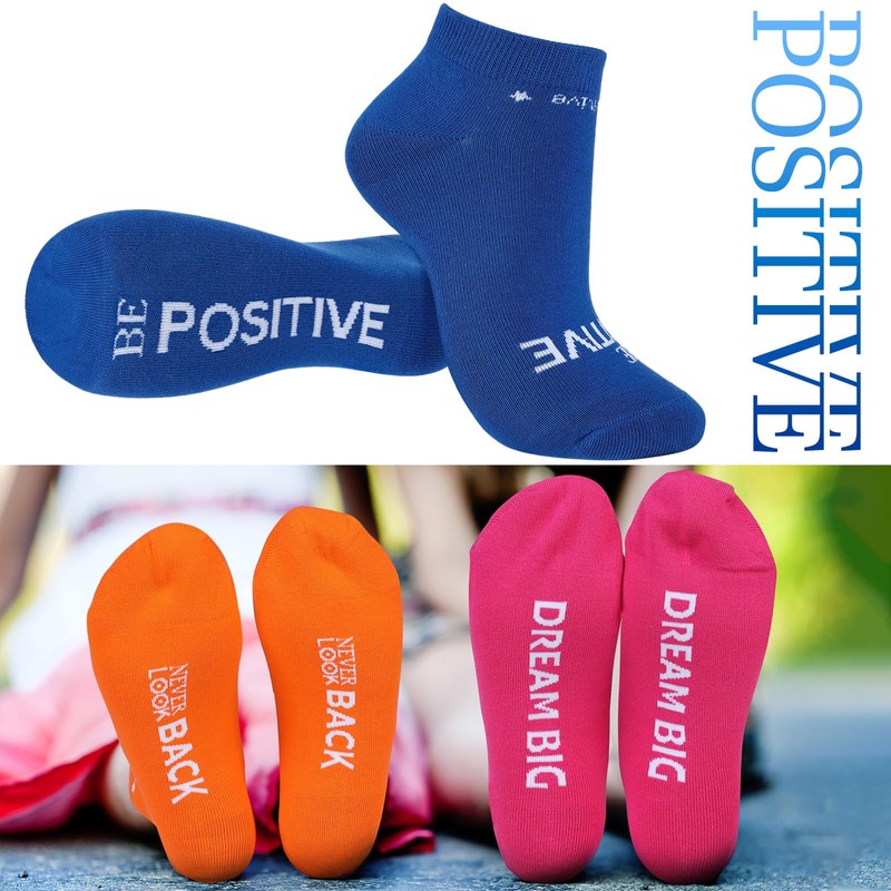 Mepase 12 Pairs Inspirational Athletic Running Socks Golf Low Cut