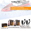 VICMILE 7.4V 1200mah Li-ion Battery 2S 15C RC Boat Batteries
