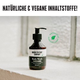 Brooklyn Soap Company Spicy Shower Gel for Men with Natural Aloe Vera 200 ml