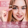 Le’phoqua Heated Eyelash Curler with Comb Design: Anti-Scald Electric Lash