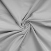 Luxurious Oxford Satin Pillowcase Set (2 Pieces), Light Grey, 80