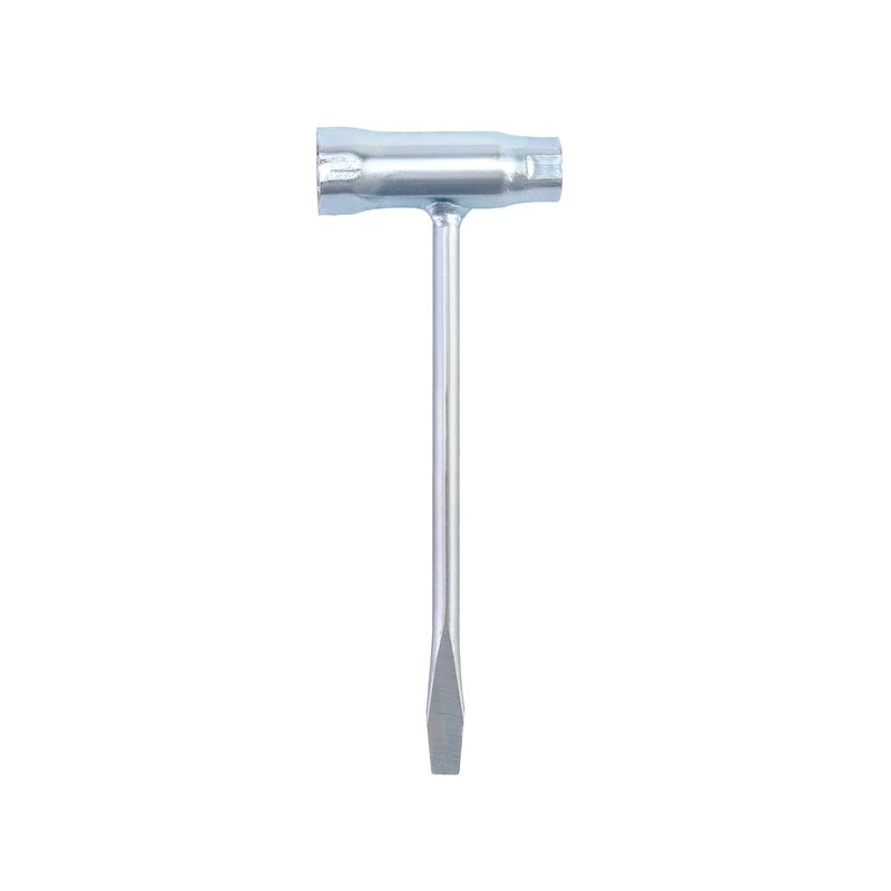 QWORK® Combination Spanner Wrench, T-Wrench for Chainsaw Saws, 13mm x
