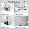 Free Standing Bathtub Faucet Set: SR SUN RISE Floor Mount