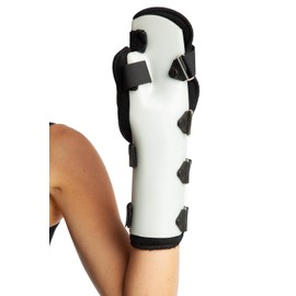 Thermoplastic Thumb and Wrist Splint - Wrist Thumb and Brace - Hand Stabiliser Support - Post Surgery Immobilisation (L, Left)