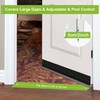 DINGLIAN 2 PCS Door Brush Bottom Sweep, Self Adhesive Door
