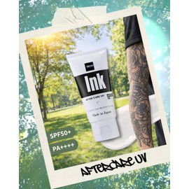Aftercare UV 60g (SPF50) | Skin sunscreen with tattoo [Made in Japan]