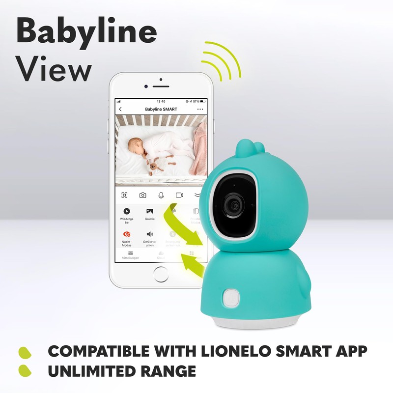 Lionelo Babyline View Swivelling Surveillance Camera 330° App Controlled Electronic